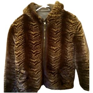 Leather/ Faux Fur Jacket
